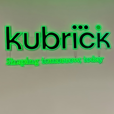 kubrickgroup logo customneon officesign