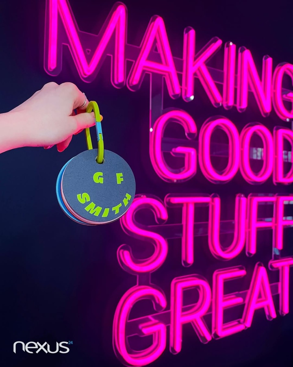 makinggoodstuffgreat pink customneon officesign nexus24agency