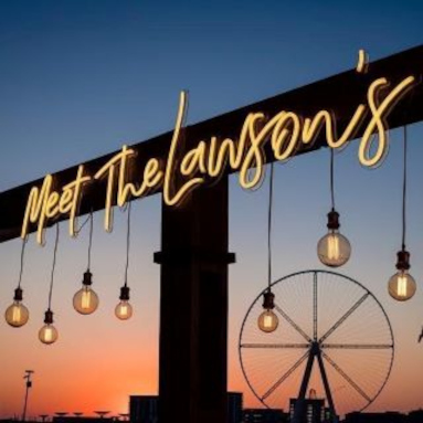 meetthelawsons outdoor customneon weddingsign