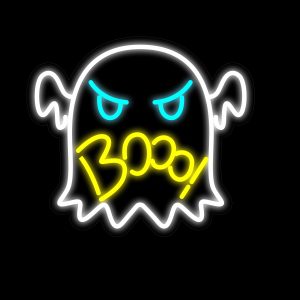 Halloween Neon Boo Signs  15*13 Inch