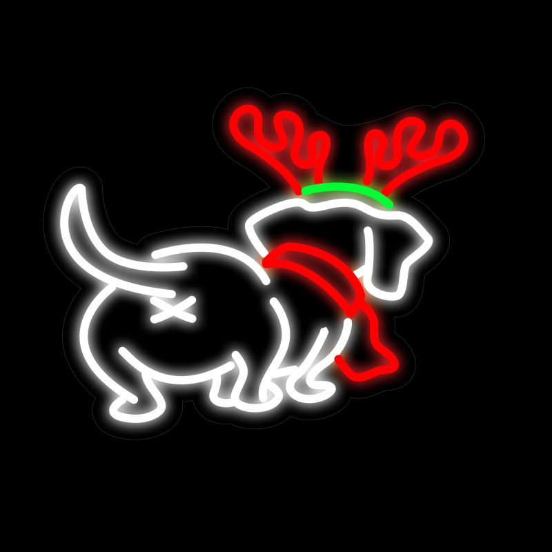 Dog Neon Signs 15.7*12.6 Inch