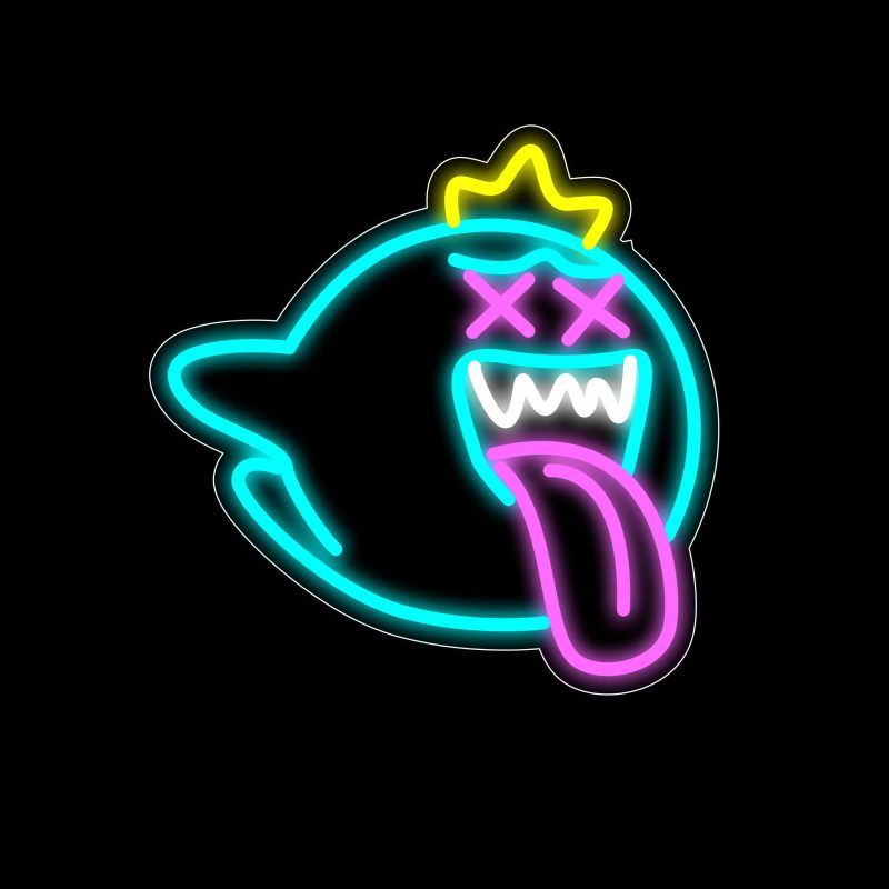 King Boo Neon Signs 12.6*12.6 Inch