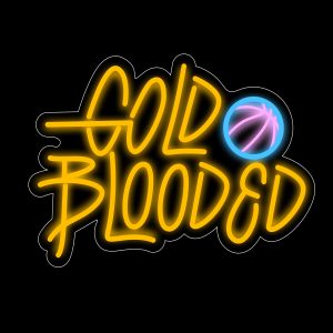 NBA Gold Blooded Neon Signs 17*12.6 Inch