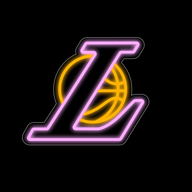 Los Angeles Team Laker Logo Neon Signs 15*11 Inch