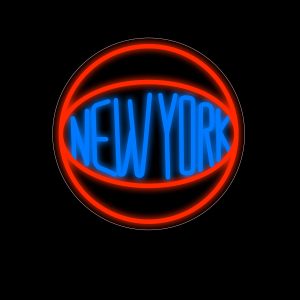 Basketball New York Neon Signs 12.4*12.4 Inch