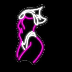 Lady Neon Signs Neon Signs 9*16.5 Inch