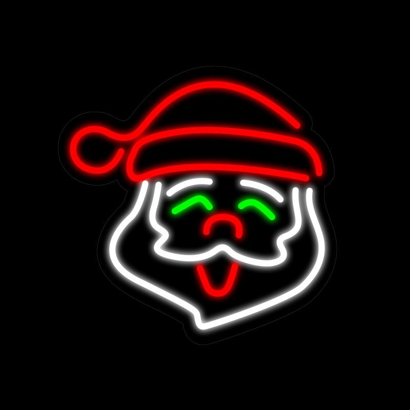 Santa Claus Neon Signs 13.4*13.4 Inch