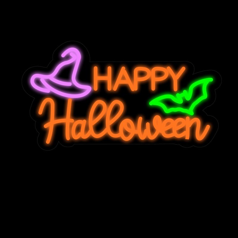 Halloween Neon Signs  16.5*9 Inch