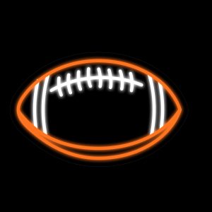 Football Neon Sign 16.5*10.6 Inch
