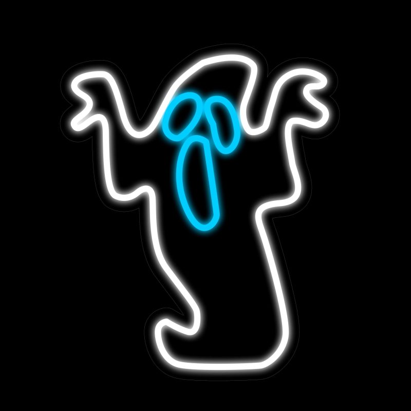 Halloween Ghost Neon Signs 16.3*13 Inch