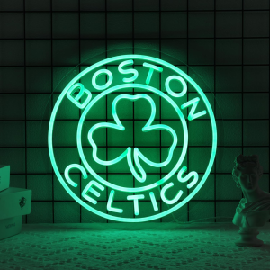 13.8*13.8 inches neon signs for wall decor, 9 levels dimmable basketball led signs neon light sign for man cave, usb powered basketball club team night light for party bedroom home bar gamer room decor