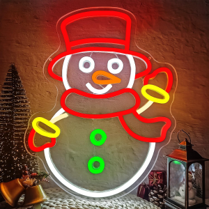 christmas neon signs for wall decor snowman neon sign christmas snowman neon sign usb neon christmas sign dimmable christmas led sign for party christmas decor presents