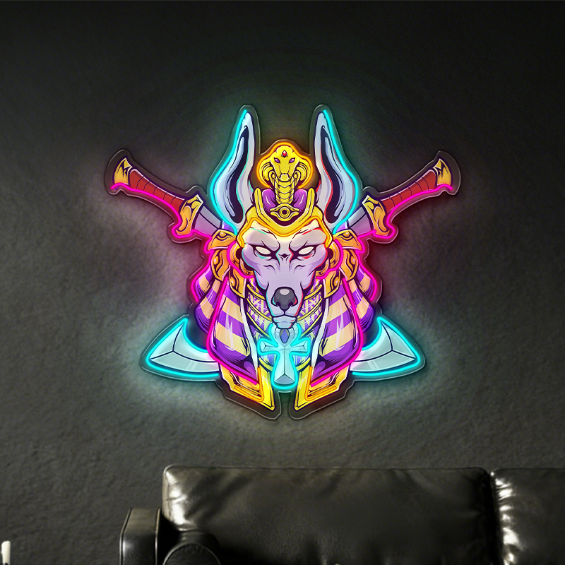 Anubis War Soul LED Neon Light Decoration