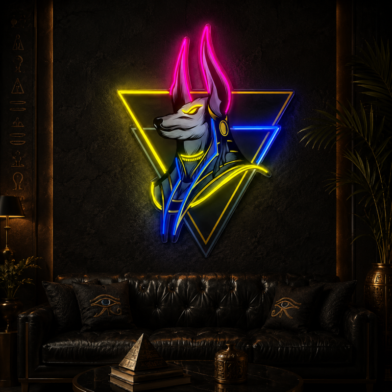 Anubis LED Neon Light Decoration