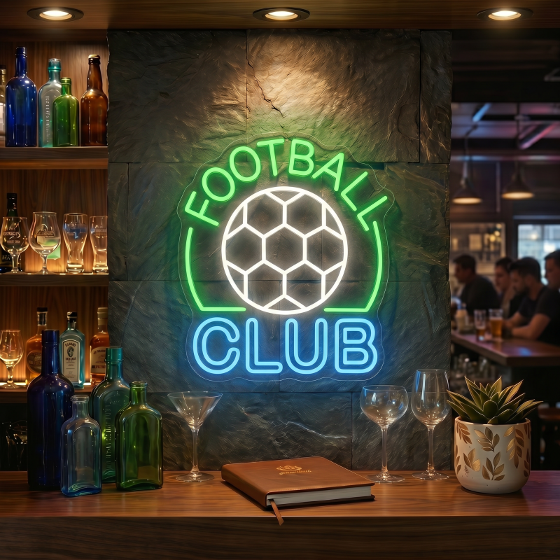 Football Club LED Neon Sign Wall Decor