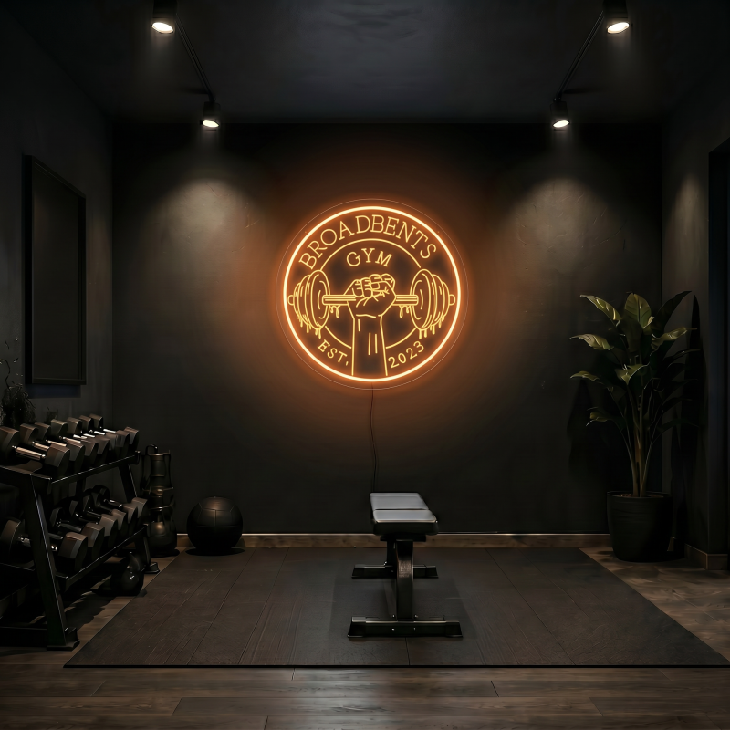 BROADBENTS GYM LED Neon Sign