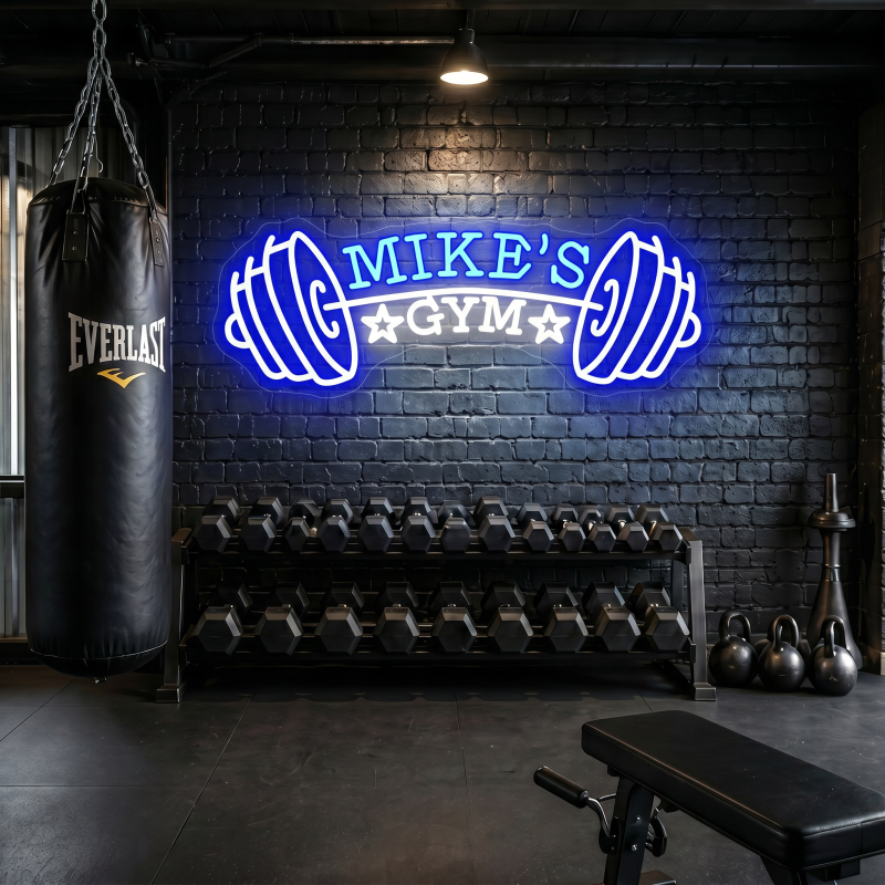 MIKE'S GYM LED Neon Sign