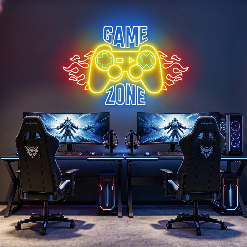 GAME ZONE LED Neon Sign