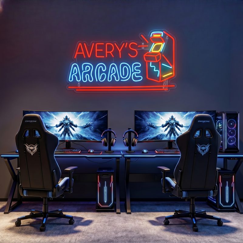 AVERY'S ARCADE LED Neon Sign