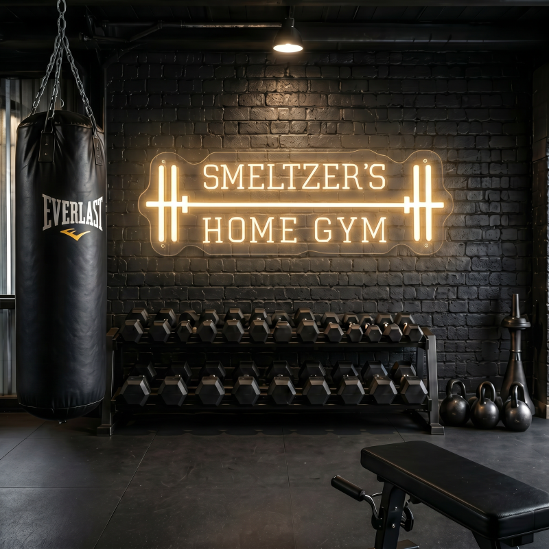 SMELTZER'S HOME GYM LED Neon Sign