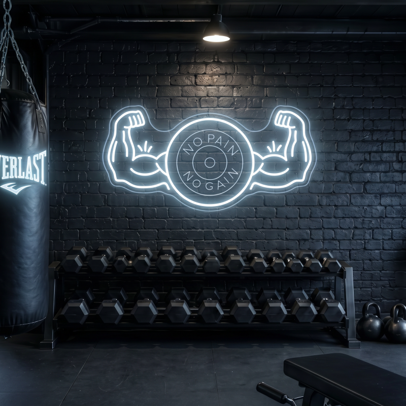 NO PAIN NO GAIN LED Neon Sign