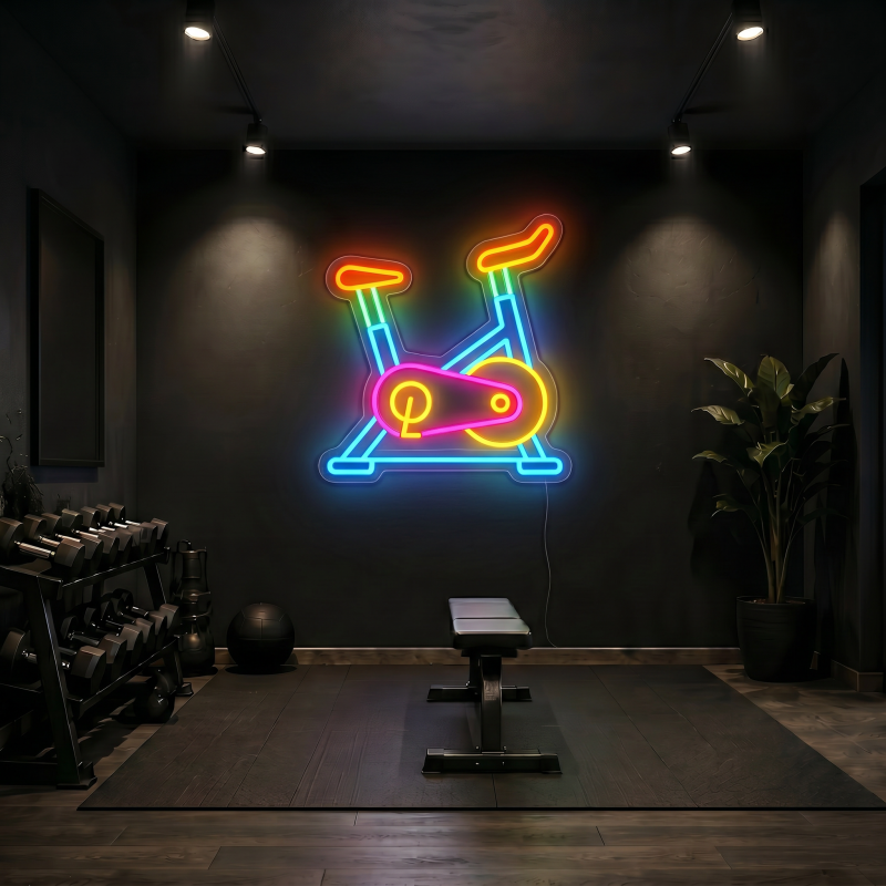 Stationary Bike LED Neon Sign