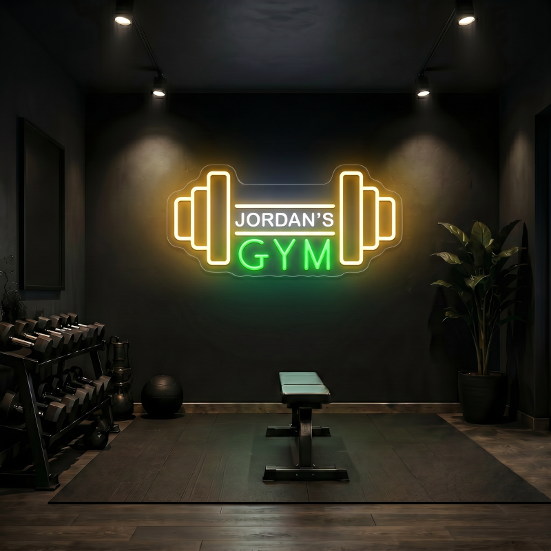 JORDAN'S GYM LED Neon Sign