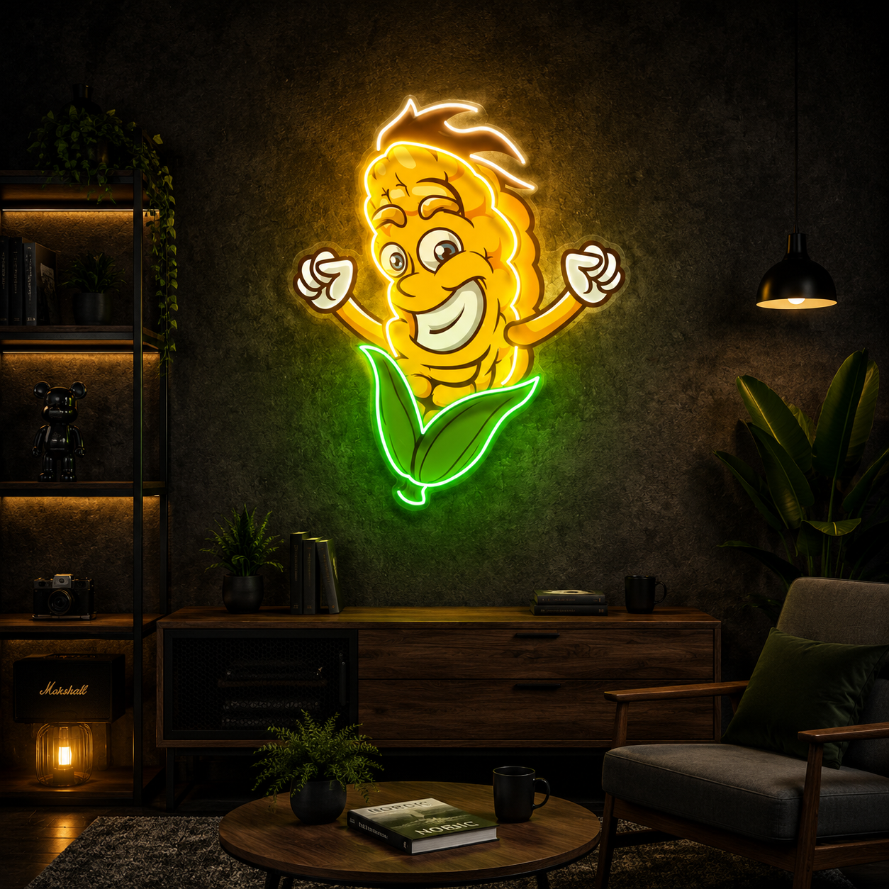 Cool Milkshake Logo Neon Wall Art