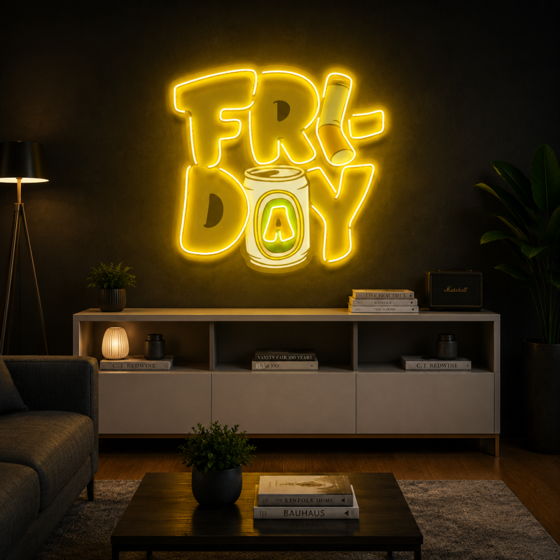 Friday Beer Neon Sign