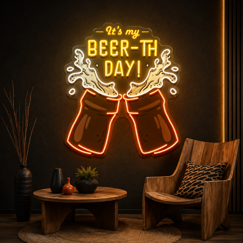 It's My Beer-th Day Neon Sign