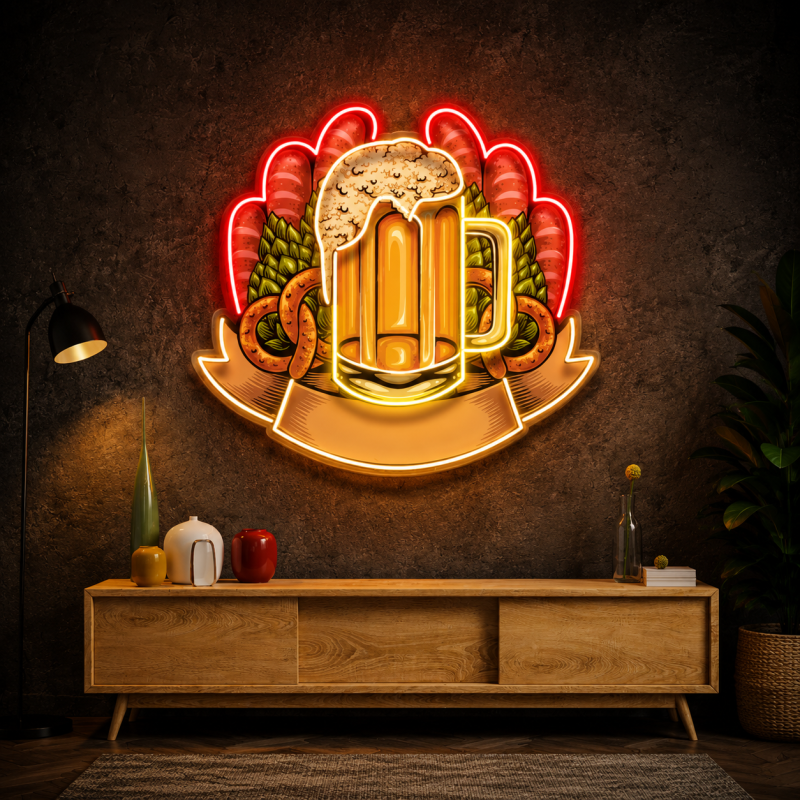 Oktoberfest Beer Neon Sign
