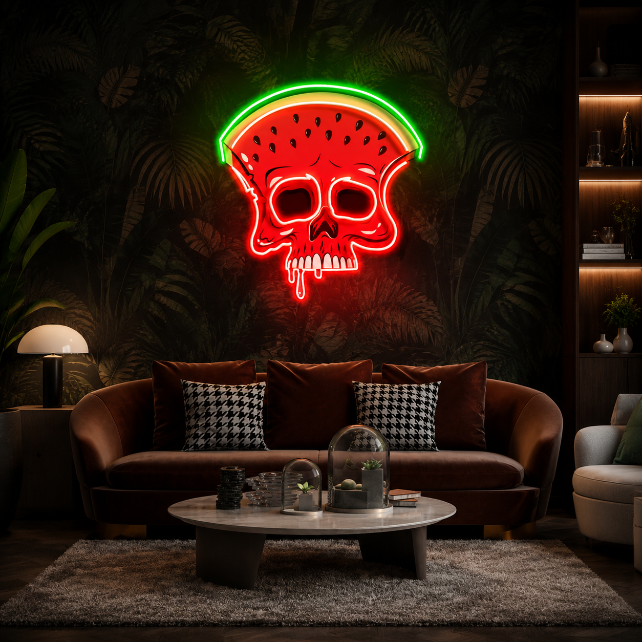 Watermelon Skull